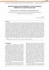 Research paper thumbnail of Resting heart rate variability as a possible marker of cognitive decline