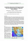 Research paper thumbnail of Liquefaction phenomena in the Aegean broader area and empirical relations of magnitude versus distance