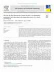 Research paper thumbnail of The July 20, 2017 Bodrum-Kos, Aegean Sea Mw= 6.6 earthquake; preliminary field observations and image-based survey on a lateral spreading site