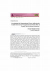 Research paper thumbnail of Investigating the Organizational Factors Affecting the Conflict between the Occupational and Family Role of Female Nurses during coronavirus