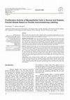 Research paper thumbnail of Proliferative Activity of Myoepithelial Cells in of Mucoepidermoid Carcinoma