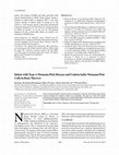 Research paper thumbnail of Infant with Type A Niemann Pick Disease and Undetectable Niemann Pick Cells in Bone Marrow