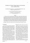 Research paper thumbnail of Evidences of Climate Change Impacts on Ecotourism in the Caribbean Basin