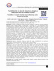 Research paper thumbnail of Variabilidad de los tipos de situaciones sinópticas influyentes sobre el occidente de Cuba