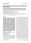 Research paper thumbnail of Muscle and adipose tissue biopsy in older adults with type 2 diabetes