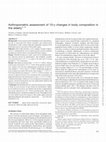 Research paper thumbnail of Anthropometric assessment of 10-y changes in body composition in the elderly