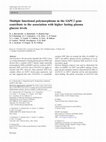 Research paper thumbnail of Multiple functional polymorphisms in the G6PC2 gene contribute to the association with higher fasting plasma glucose levels