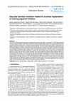 Research paper thumbnail of Saccular function evolution related to cochlear implantation in hearing impaired children