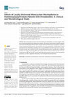 Research paper thumbnail of Effects of Locally Delivered Minocycline Microspheres in Postmenopausal Female Patients with Periodontitis: A Clinical and Microbiological Study