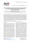 Research paper thumbnail of Removal of methyl orange from aqueous solution using synthetic clay type MgAl-LDH: Characterization, Isotherm and thermodynamic studies