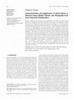 Research paper thumbnail of Characterization and Application of Dried Plants to Remove Heavy Metals, Nitrate, and Phosphate Ions from Industrial Wastewaters