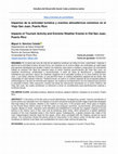 Research paper thumbnail of Impactos de la actividad turística y eventos atmosféricos extremos en el Viejo San Juan, Puerto Rico Impacts of Tourism Activity and Extreme Weather Events in Old San Juan, Puerto Rico