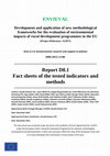 Research paper thumbnail of Fact sheets of the tested indicators and methods