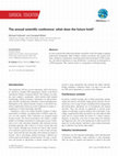 Research paper thumbnail of The annual scientific conference: what does the future hold?