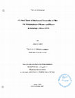 Research paper thumbnail of A critical theory of rhythm and temporality in film : the metamorphosis of memory and history in Tarkovsky's Mirror (1975)