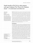 Research paper thumbnail of Health benefits of Tai Chi for older patients with type 2 diabetes: the "Move It For Diabetes study"--a randomized controlled trial