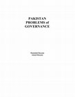 Research paper thumbnail of Pakistan, problems of governance