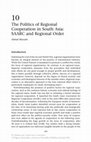 Research paper thumbnail of The Politics of Regional Cooperation in South Asia: SAARC and Regional Order