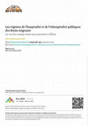 Research paper thumbnail of Les régimes de l’hospitalité et de l’inhospitalité publiques des Roms migrants