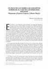 Research paper thumbnail of Un poco de luz sobre los conceptos jurídicos: el caso de los derechos sociales (Homenaje a Francisco Laporta y Liborio Herrero)