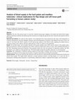 Research paper thumbnail of Analysis of blood supply in the hard palate and maxillary tuberosity—clinical implications for flap design and soft tissue graft harvesting (a human cadaver study)