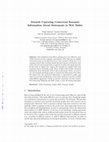 Research paper thumbnail of Towards Capturing Contextual Semantic Information About Statements in Web Tables