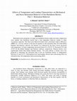 Research paper thumbnail of Effects of Temperature and Loading Characteristics on Mechanical and Stress-Relaxation Behavior of Sea Buckthorn Berries. Part 3. Relaxation Behavior