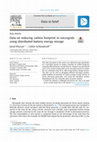 Research paper thumbnail of Data on reducing carbon footprint in microgrids using distributed battery energy storage