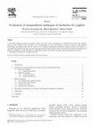 Research paper thumbnail of Evaluation of encapsulation techniques of probiotics for yoghurt