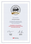 Research paper thumbnail of Achieving IOP Trusted Reviewer Certificate