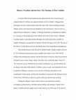 Research paper thumbnail of History, Freedom, and the Poor: The Theology of Jose Comblin