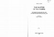 Research paper thumbnail of The matter of the North : the rise of literary fiction in thirteenth-century Iceland