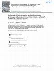 Research paper thumbnail of Influence of hydric regime and sediments on primary producers communities in saline lakes of La Mancha (Central Spain)