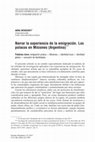 Research paper thumbnail of Narrar la experiencia de la emigración. Los polacos en Misiones Argentina