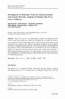 Research paper thumbnail of Development of Molecular Tools for Characterization and Genetic Diversity Analysis in Tunisian Fig (Ficus carica) Cultivars