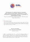 Research paper thumbnail of Development of a software based on automatic multi-temporal aerial images classification to assess retrospective environmental exposures to pesticides in epidemiological studies