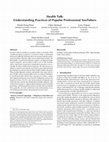 Research paper thumbnail of Health Talk: Understanding Practices of Popular Professional YouTubers