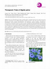 Research paper thumbnail of Therapeutic Trials of Nigella sativa