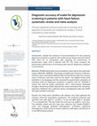 Research paper thumbnail of Diagnostic accuracy of scales for depression screening in patients with heart failure: systematic review and meta-analysis