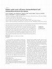 Research paper thumbnail of Equine ocular mast cell tumor: histopathological and immunohistochemical description