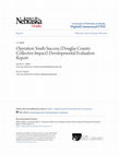 Research paper thumbnail of Operation Youth Success (Douglas County Collective Impact) Developmental Evaluation Report