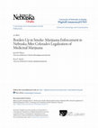 Research paper thumbnail of Borders Up in Smoke: Marijuana Enforcement in Nebraska After Colorado’s Legalization of Medicinal Marijuana