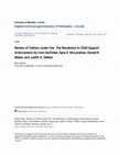 Research paper thumbnail of Review of Fathers under Fire: The Revolution in Child Support Enforcement , by Irwin Garfinkel, Sara S. McLanahan, Daniel R. Meyer, and Judith A. Seltzer