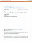 Research paper thumbnail of Delinquency and Gun Violence: The Intervening Role of Values toward Guns