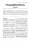 Research paper thumbnail of Hornfels rocks as a habitat for saxicolous lichen biota. A case study from the Sudety Mountains (SW Poland)