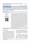 Research paper thumbnail of Reported Health Needs among Women Who Have Sex with Women in Dar-es-salaam, Tanzania: What Public Health Personnel and Primary Health Clinicians Should Know