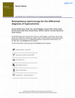 Research paper thumbnail of Bioimpedance spectroscopy for the differential diagnosis of hyponatremia