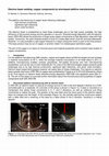 Research paper thumbnail of Electron beam welding: copper components by wire-based additive manufacturing