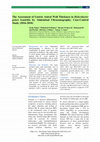 Research paper thumbnail of The Assessment of Gastric Antral Wall Thickness in Helicobacter pylori gastritis by Abdominal Ultrasonography, Case-Control Study (2016-2018)