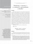 Research paper thumbnail of Marketing + internet = e-commerce: oportunidades y desafíos